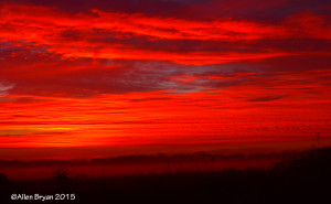 Sunrise in Charles City County, Virginia