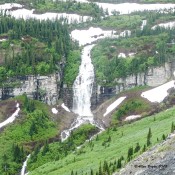 Waterfalls at Glacier National Park, Montana