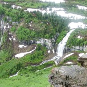 Waterfalls at Glacier National Park, Montana