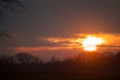 Sunrise from Malvern Hill Battlefield, Henrico County, VA